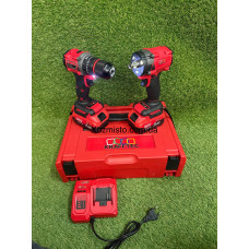Набір акумуляторних інструментів Krafftec Germany PRO 2в1 96V 8Ah (Ударний шуруповерт + Гайковерт) Набір акумуляторних інструментів Krafftec Germany PRO 2в1 96V 8Ah (Ударний шуруповерт + Гайковерт)