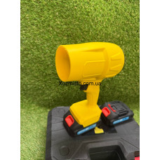 Повітродувка акумуляторна Krafftec Germany PRO DUB100LTX (48V 6Ah) Повітродувка безщіткова Німецька для прибирання листя жовта