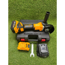 Акумуляторна болгарка AlFAR Germany PRO DCG409P2 (68V, 6AH) АКБ КШМ з регулятором