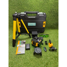 Акумуляторний лазерний нівелір Krafftec Germany PRO DCLE34031 3D-4D рівень (3.7V, 5AH) жовтий Акумуляторний лазерний нівелір Krafftec Germany PRO DCLE34031 3D-4D рівень (3.7V, 5AH) жовтий